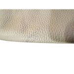 Michael Kors Michael Rosie Ring Foldover Clutch NEW with Marks Lt Cream Leather Photo 8