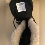 Sorel  women charcoal gray black leather platform wedge boots Size 7.5 Photo 7