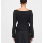 NWT Hill House Home “The Bec” Jacket – Women’s XS (Flaw Noted) Black Photo 2