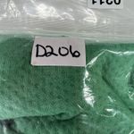 J.Crew Sz L Terry Half -Zip Pointelle Sweatshirt Green Drawstring Long Sleeves Photo 15