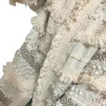 Boutique Oversized Trendy Ivory Knit Boho Jacket Photo 4