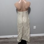 Song of Style Revolve Cream Strapless Maxi Dress Small Photo 4