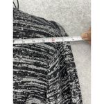 Brave Soul  Women's Sweater Hooded Long Sleeve Buttons Marled Gray Size Large Photo 4