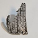 JJ Jonette Vintage Coyote Southwestern Pewter Earrings Silver Photo 2