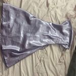 silk strapless dress Purple Size M Photo 0