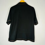 Bonworth Vintage Embroidered Safari Giraffe Y2K Button Down Short Sleeve Top  S Photo 2