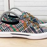 Sperry  Pier Wave LTT Plaid Canvas Sneak Boat Shoes Women‎ 8.5 STS85163 Photo 0