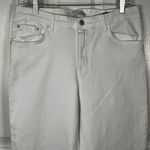 Ella Moss High Waist Straight Crop Jeans Sz 10 / 30 White Cropped Jeans Photo 1