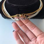 None Bundle Of Silver, Rose Gold, And Gold Tone Chain Necklaces, Stainless Steel, 3 Photo 4