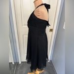 The Limited ‎ Black Halter Semi Formal Flowy Empire Waist LBD Dress Photo 4