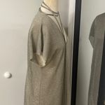 ZARA  SHEER METALLIC MAXI DRESS Photo 11