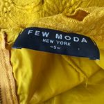 Few Moda Allison Yellow Floral Lace Off Shoulder V Neck Mini Dress Size S Photo 5