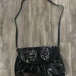 Vintage Patent Leather Crossbody Purse Black Photo 0