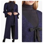 Hill House The Lou Lou Duster Jacket Midnight Tweed Photo 1