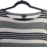 Talbots Womans Blouse Size L Bell Sleeve Nautical Preppy Beach Vacation Travel Photo 2