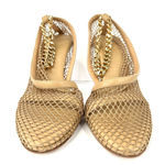 Bottega Veneta Stretch Chain Ankle Strap Nappa Leather Heel Mesh Pumps Size 38.5 Photo 3