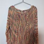 gorgeous multicolor knit sweater/coverup size large Photo 1