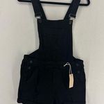 Streetwear Society  Shortall Sallopette Courte Overalls Shorts Women’s S/P Black Photo 0