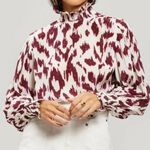 Isabel Marant  Etoile Yoshi Ikat Silk Blouse Photo 0
