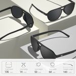 Polarized Sports Sunglasses Aviator Sunglasses for Men Women Wayfarer Glasses for Fishing Boating Golf Driving Photo 5