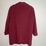 Lands' End Red Wool Field Jacket Chore Coat Western Contrast Stitch 12 Preppy Mid Photo 6