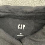 Gap NWT  Knit Shirt Women M Black Preppy Button Up Long Sleeve Photo 3