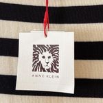 Anne Klein ANNE KLIEN summer Striped Black and Blue Sleeveless Dress size L brand new Photo 2