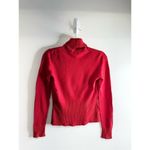 Covington  Sweater Womens Size Small Red 100% Cashmere Turtleneck Long Sleeve Photo 4