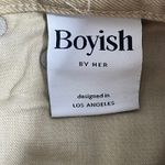 Boyish  Tommy High Rise Straight Jeans in The Crowd Khaki Tan Button Fly Size 25 Photo 6