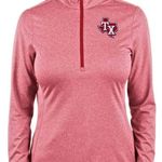 Antigua  Texas Rangers Red Rally Qtr Zip Pullover Photo 0