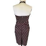 Madison Leigh  Brown & White Polka Dots Sundress Halter Dress ~ Size 10 Photo 21