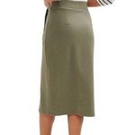 Amour Vert Aria Reverie Green Terry Midi Tie Bow Skirt Women’s Size XS Photo 0