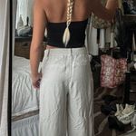 H&M Beige Linen Zip Up Pants Photo 1