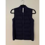 Lululemon  Down & Around Vest Midnight Navy Blue Goose Down Filled EUC Athletic 4 Photo 3
