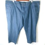 Lands End 26W NWOT Dark Wash Jeans Plus Blue Photo 0