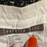 Womens sz8 Isabella Bird 100% Linen White Maxi Skirt Size 8 Photo 5