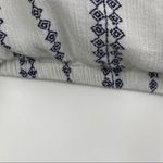 Paper Heart  White Blue Ruffled Off Shoulder Crop Top Y2K Festival Boho Size S Photo 4