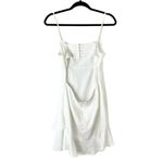 Lovers + Friends  White Ruffled Sweetie Mini Dress Size Medium Photo 4
