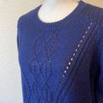 John + Jenn  Cable Knit Sweater Blue Size Large‎ Photo 1