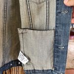 Cotton On  Womens distressed Denim Vest Jacket Size S Blue Sleeveless Pockets Photo 6