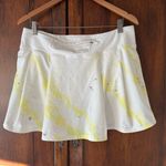 Lululemon athletica White and Yellow Mini Skirt with Grey Specks 10 Photo 1