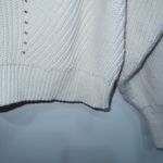 Joie  Porcelain White Lusela Mock Neck Cashmere Blend Dolman Sweater Size Medium Photo 5