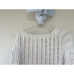 Free People Infinite V Neck Open Weave Knit Oversized Chunky Sweater Layer XS S Photo 8