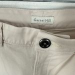 Garnet Hill Women's Size 14 Pima Cotton Stretch Light Stone Khaki Casual Pants Photo 2
