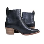 Madewell Womens 6 The Western Ankle Boot in Black Leather Photo 4