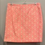 Gap Women’s neon Pink Patterned straight Skirt size 1 brand Photo 0