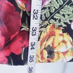 Sherri Hill Floral Fit and Flare Satin Mini Dress Lace Up Back with Pockets Photo 8