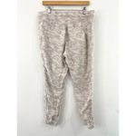 Athleta Cabo Tide Linen Jogger size 12 Neutral Camo Boho Beachy Lagenlook Photo 4