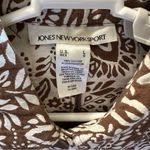 Jones New York  Sport Brown Floral Jacket Photo 4