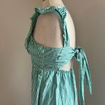 Skies Are Blue green striped maxi dress Photo 9